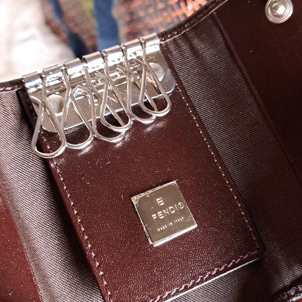 Fendi Vintage Zucca Key Case Holder  NWOTs - Picture 9 of 12
